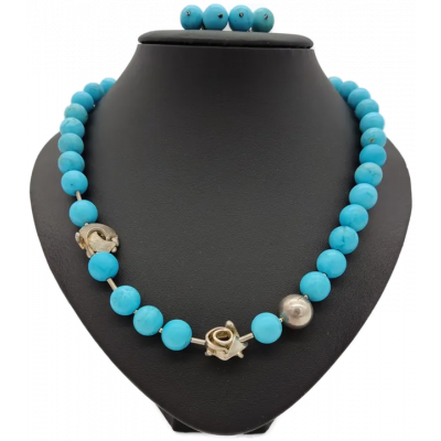 Damen Schmuck-Set 2-teilig Türkis