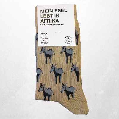 Socken Esel