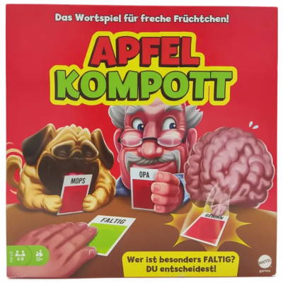 Apfelkompott - Kartenspiel, Mattel 