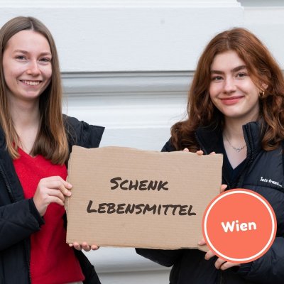 Schenk einer Familie Lebensmittel für ein selbstgekochtes Essen