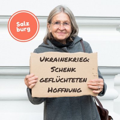 Versorge Frauen, die aus der Ukraine geflüchtet sind