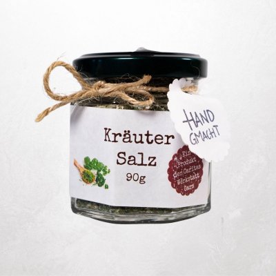 Handgefertigtes Kräutersalz aus Gars
