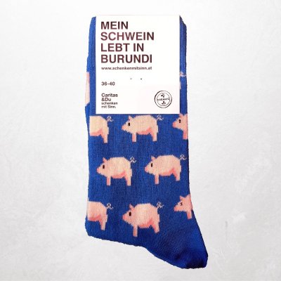 Socken Schweinchen