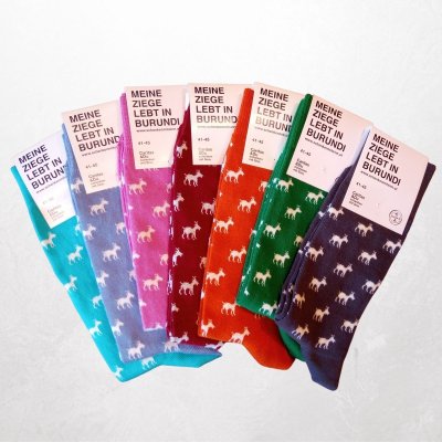 Nachhaltige Produkte | Caritas Wien | Socken Ziege | Caritas Wirhelfen.shop