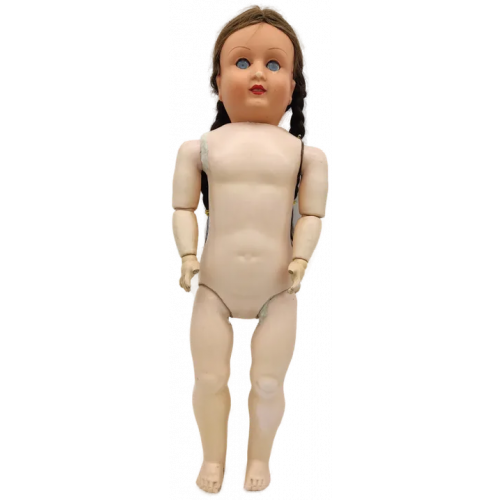 Sammlerstück - Vintage Puppe zum Restaurieren, 69 cm