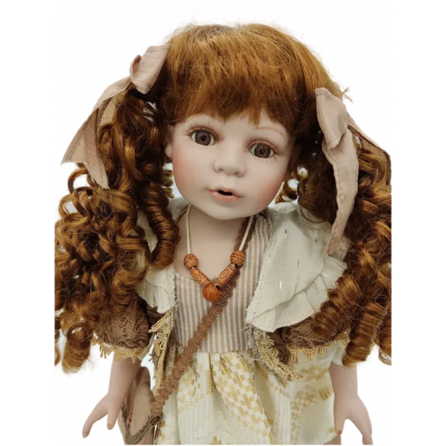 Künstlerpuppe - Hübsches Porzellanmädchen, 48 cm