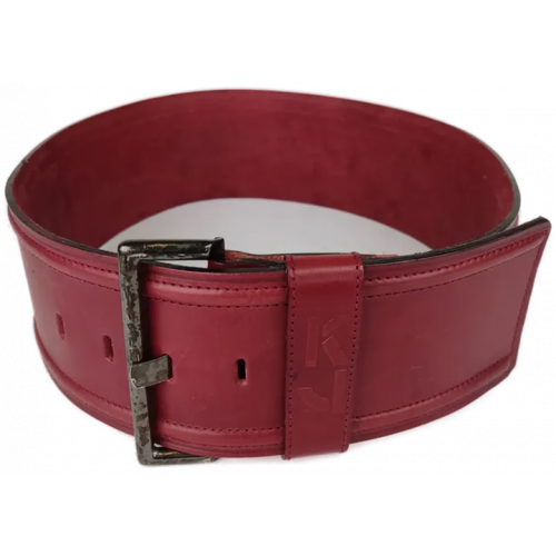 KRIZIA JEANS Ledergürtel weinrot