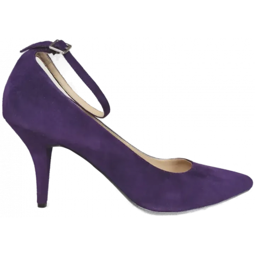 Kate Gray Damen Pumps Veloursleder lila - Größe 40