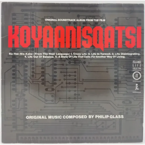 Vinyl LP - Philip Glass - Koyaanisqatsi, Filmmusik 