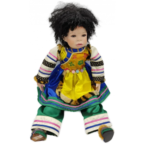 Große Folklore Künstlerpuppe, 80 cm