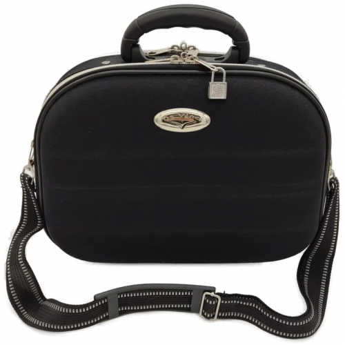 da Vinci Beautycase, Kosmetikkoffer, Hartschale schwarz