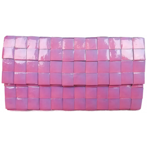 Rebagz Upcycling Damen Portemonnaie rosa/lila