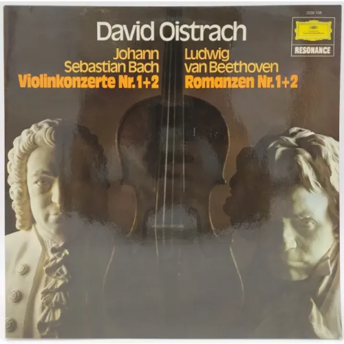 Vinyl LP - David Oistrach - Johann Sebastian Bach, Ludwig van Beethoven 