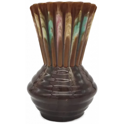 Dekorative Keramik Vase mehrfarbig