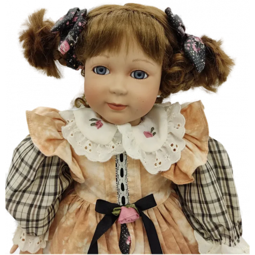 Künstlerpuppe - Süßes Porzellanmädchen, 46 cm
