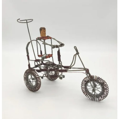 Upcycling Deko 3-Rad Fahrzeug 