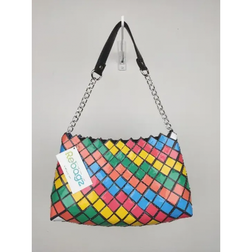 Rebagz Upcycling Damen Tasche bunt