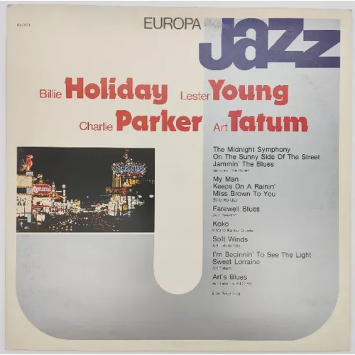 Vinyl LP - Europa Jazz - Holiday, Young, Parker, Tatum 