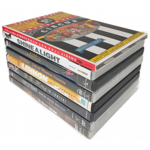 Musik-DVD's - diverse Genres, 8 Stück 