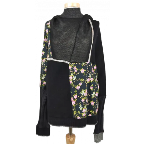 Fiona Capdevila Upcycling Longpullover - Größe S 