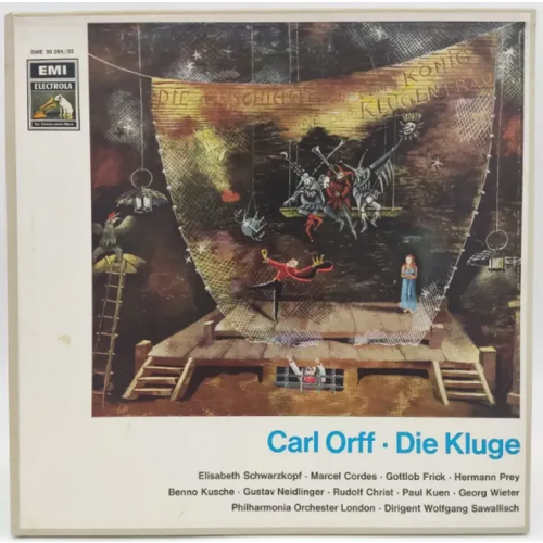 Vinyl LP - Carl Orff - Die Kluge, Box 2-LP's 