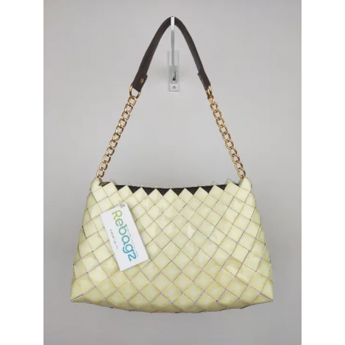 Rebagz Upcycling Damen Tasche hellgelb/gelb