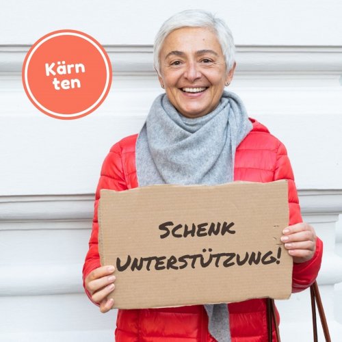 Schenk einer armutsgefährdeten Frau ein Gespräch