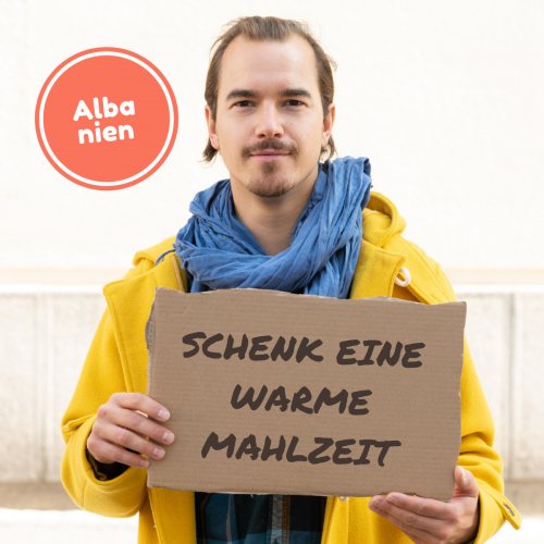 Schenk Kindern in Albanien eine warme Mahlzeit