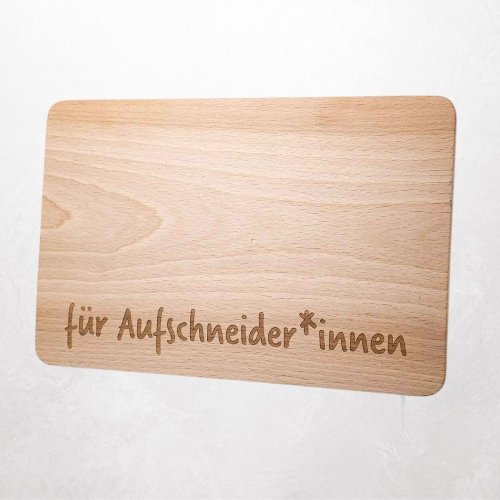 Schneidbrett für Aufschneider*innen