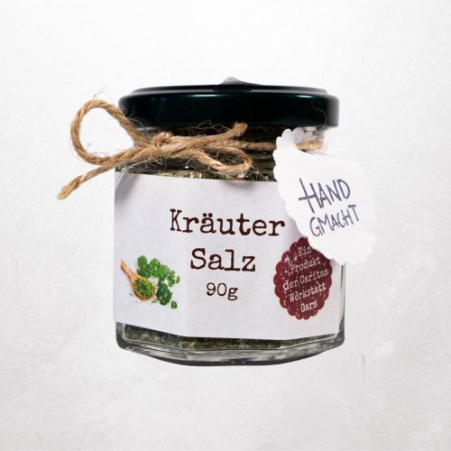 Handgefertigtes Kräutersalz aus Gars