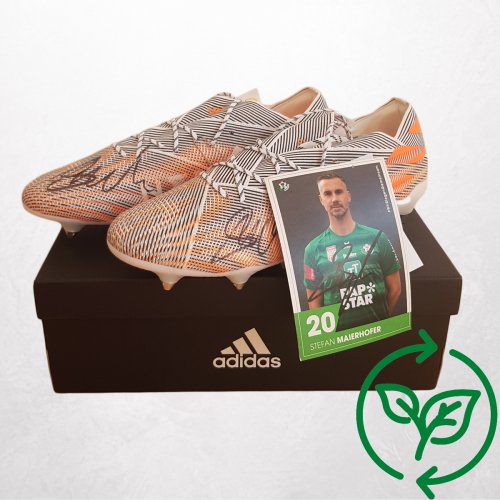 Signierte Fußballschuhe Adidas von Stefan Maierhofer (Gr. F48,5) - Carla Vintage x Fashion 4 Future